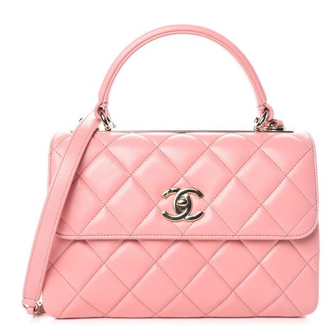 pink chanel handbag